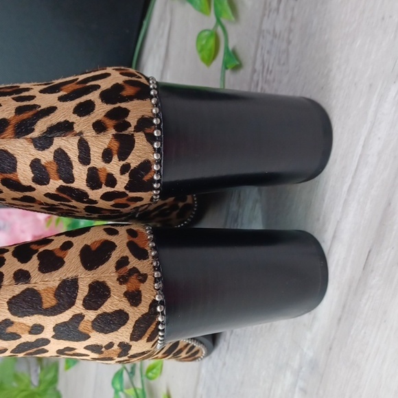 Coach Drea Beadchain Calfhair Bootie NIB - Picture 9 of 12